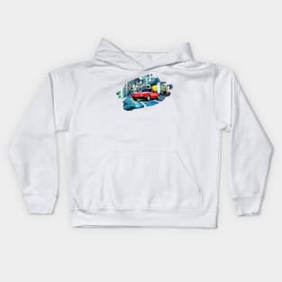 MX5 Tokyo Night Print Kids Hoodie